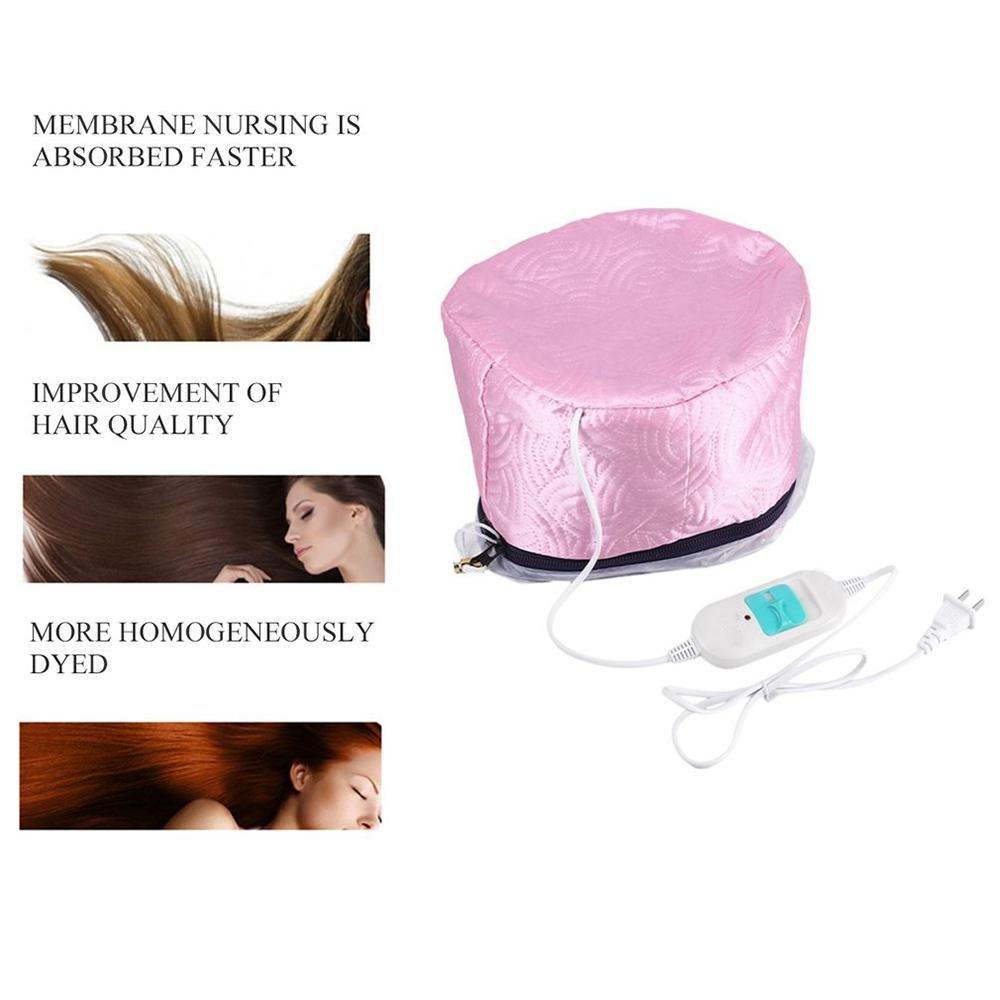 Heating cap for nourishing treatment Heating cap for nourishing treatment
